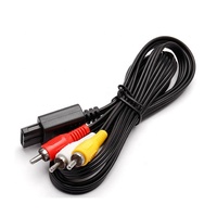 Câble audio-vidéo RCA pour Super Nintendo SNES N64 64 GAMECUBE Console
