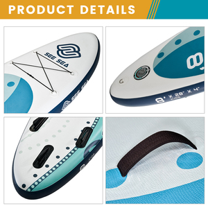 Xem biển 8 '* 28 "* 4" Junior trẻ em Inflatable <span class=keywords><strong>sup</strong></span> đứng lên tàu chèo <span class=keywords><strong>SUP</strong></span> ván lướt sóng siêu ổn định tàu chèo - Product Image 3