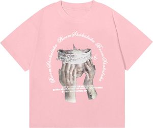 Multipacks Tees Oversized Creative Graffiti Camisas de manga corta Verano Casual Rapper Streetwear Y2k Tops Camiseta para hombre - Product Image 5