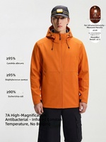 Veste d'extérieur unisexe 3 en 1 coupe-vent, imperméable, respirante, avec doublure amovible, à capuche, pour la randonnée, le camping et le ski