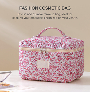Cute Floral Coquette Aesthetic Toiletry <b>Bag</b> Make up Cosmetic <b>Bag</b> for Women Toiletry Travel Make up Organizer <b>Bag</b> - Product Image 5