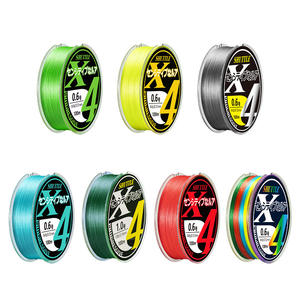 Línea de pesca trenzada Shuttle X4 de 100 m y 0,6 mm de alta resistencia, línea de PE de 4 hebras para pesca en agua dulce y salada - Product Image 2