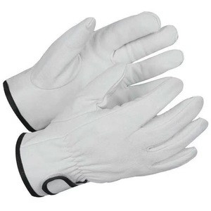 Gants <span class=keywords><strong>de</strong></span> protection du travail en gros, fabriqués en cuir <span class=keywords><strong>de</strong></span> mouton <span class=keywords><strong>de</strong></span> première qualité, doux, résistants à l'abrasion, antidérapants, entièrement en cuir - Product Image 4