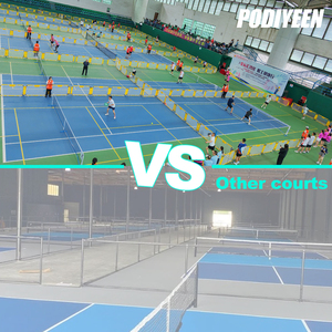 PODIYEEN Benutzer definiertes Logo Tragbares Pickle ball Court Barrier <span class=keywords><strong>Net</strong></span> System Indoor Divider Mesh Außen zaun Modulares Design Unterhaltung - Product Image 4