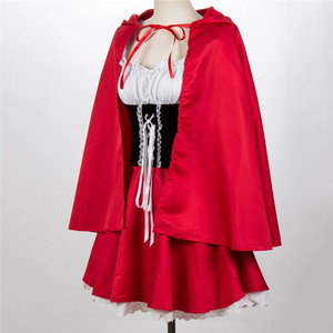 Costumi da Cappuccetto Rosso per Adulti, Abbigliamento per Feste, Carnevale e Natale, Costume per Cosplay - Product Image 2