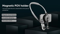 Support de cou flexible de très haute qualité pour smartphone, support magnétique en silicone pour téléphone portable avec utilisation sur bureau