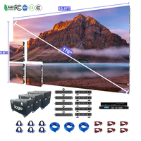 Module de mur vidéo à panneaux LED couleur, fréquence de rafraîchissement 3840 Hz, 500x500 mm, écrans LED géants pour fond de scène intérieur