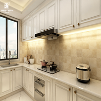 Armoires murales de cuisine compactes en acier inoxydable sur mesure, design pliable, installation facile pour les petites cuisines d'appartement