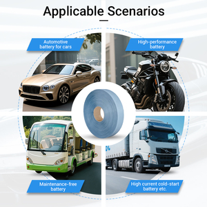 Tùy chỉnh 160*1.0*0.25 mét hiệu suất tuyệt vời độ xốp cao chì axit Pin PE tấm tách CuộN - Product Image 3