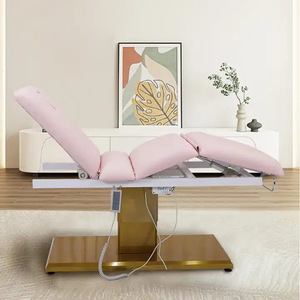 Fauteuil de podologie électrique à 3 moteurs, <span class=keywords><strong>table</strong></span> de soin du visage pour salon, lit de <span class=keywords><strong>massage</strong></span>, lit de beauté électrique avec repose-pieds - Product Image 4