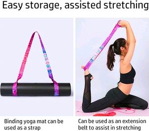 Verstellbarer Yoga-Schultergurt Sport-Tragegurt für Übungen & Dehnübungen Fitness für Yogamatte Tragegurt - Product Image 2