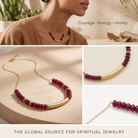 Chaîne en grenat véritable plaquée or 18 carats, chaîne maille forçat, bijoux de luxe pour l'éveil spirituel, pour le courage et la force, vente en gros, faible MOQ