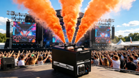 Machine à fumée électrique DMX512 étanche 3500W avec effet de brouillard coloré pour scène, concert, révélation de sexe, mariage, et pulvérisateur pour événements.