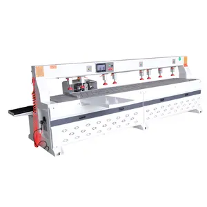 High quality and accuracy laser control full steel material side hole drilling wood slot mortising machine