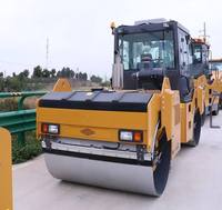 Rouleau compresseur routier XD82 8 tonnes à double tambour vibrant pour la construction d'asphalte avec moteur et pompe, garantie 1 an