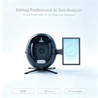 Machine faciale portative de testeur d'analyseur UV professionnel le plus vendu pour un usage domestique fabriquée par les meilleures ventes