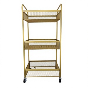 Modern Professional Metal Salon Trolley Portable Beauty <b>Tools</b> <b>for</b> Hairdressing and Nail Equipment - Product Image 1