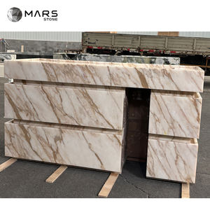 חדש קלאקאטה זהב השיש מודרני שיש לי vities כיור רחצה עמיד למים עם ארון - Product Image 2