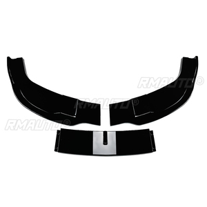 Alerón Delantero para BMW E60 Serie 5 2004-2010 M Sport, Difusor, Spoiler, Accesorio para Auto, Aspecto de Fibra de Carbono, Negro Brillante - Product Image 3