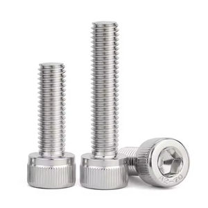 Boulons à tête hexagonale galvanisés en acier au carbone de différentes longueurs Din933 classe 8 avec finition zinguée marque LEITE - Product Image 1