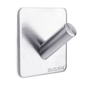 Gancio Adesivo da Parete <span class=keywords><strong>per</strong></span> Specchio, Stabile, Senza Chiodi, Impermeabile, in Acciaio Inox 304, Appendiabiti Senza Tracce <span class=keywords><strong>per</strong></span> Bagno e <span class=keywords><strong>Cucina</strong></span> - Product Image 1