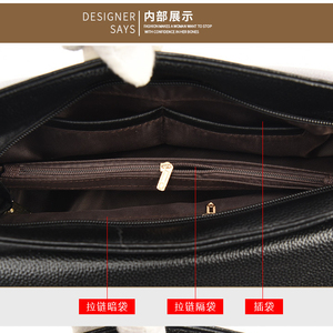 New Design Purse Shoulder <b>Tote</b> Women's Bag Female PU Leather HandBag Messenger Crossbody <b>Tote</b> Bag for Woman - Product Image 5