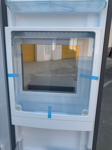 220V 50/60HZ 606L Refrigerator Silver French Double <strong>Doors</strong> With Ice Maker Bar Table Light Inverter Modern Frost Free Capacity - Product Image 5