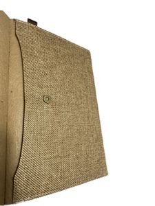 Semplice borsa per <span class=keywords><strong>file</strong></span> con fibbia magnetica in canapa retrò A4/A5 per ufficio cartelletta cartellonistica può essere personalizzata con logo - Product Image 4