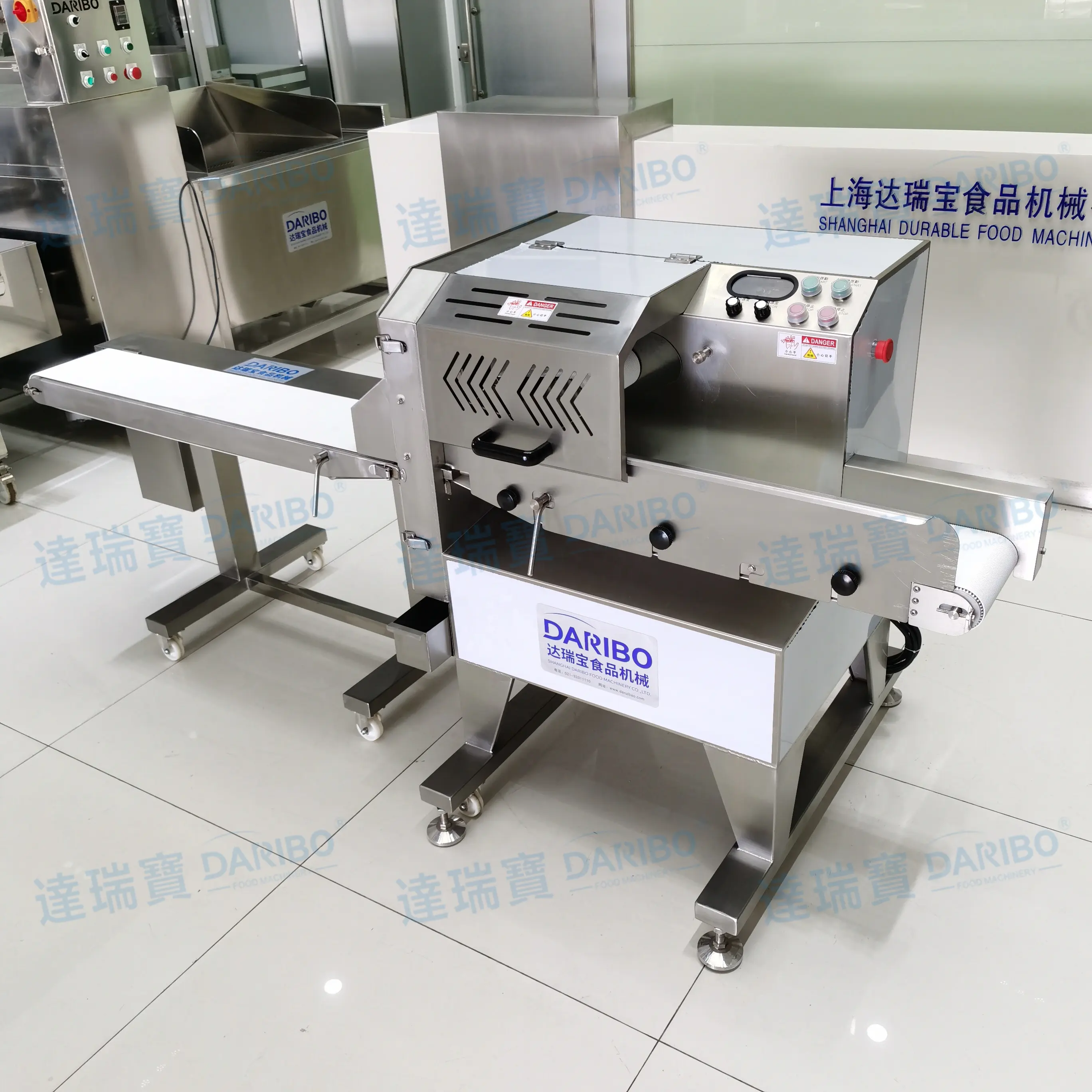 Cooked Meat Slicing Machine Deli Slicer Beef Ham Sausage Chicken Fruit Slice Cutting Machine