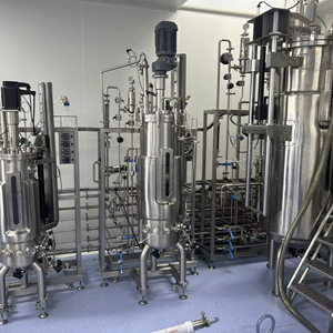 यू मानक 3 सेट 50-100500-500 एल स्टेनलेस स्टील बायोरिक्टर प्रयोगशाला बायोसिंथेसिस इंजन-संचालित स्वचालित ग्रेड बायोरिक्टर - Product Image 3