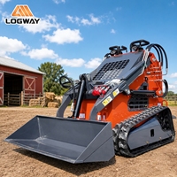 Chinesischer Hersteller EPA Euro V Kompaktlader LOGWAY Schwerlastlader für Landwirtschaft, Obstgarten, Hof und Bauarbeiten