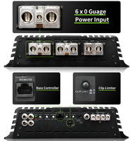 Carte de circuit imprimé coréenne 7500W 1 ohm Subwoofer classe D amplificateur de voiture amplificateur mono classe AB combinaison croisements