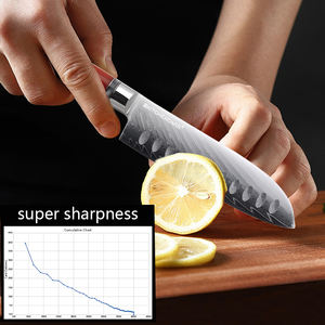 KITCHENCARE <span class=keywords><strong>Damasco</strong></span> Acero <span class=keywords><strong>Cuchillos</strong></span> <span class=keywords><strong>japoneses</strong></span> Cuchillo de cocina <span class=keywords><strong>Cuchillos</strong></span> <span class=keywords><strong>Damasco</strong></span> 5 pulgadas Santoku <span class=keywords><strong>Damasco</strong></span> Cuchillo - Product Image 3