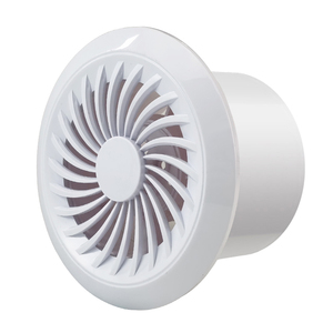 Logo personnalisé Marque 100mm 120mm Ventilateur obturateur rond réversible Tube en plastique ABS Ventilateur <span class=keywords><strong>extracteur</strong></span> <span class=keywords><strong>de</strong></span> ventilation pour toilettes - Product Image 3