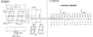 Display LED a Sette Segmenti a 2 Cifre da 1 Pollice, Catodo Comune, Modulo Display LED Rosso - Product Image 4