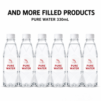 Machine industrielle de rinçage, remplissage et bouchage entièrement automatique à grande vitesse pour bouteilles PET d'eau potable pure et minérale