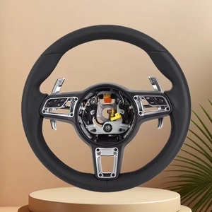 Volant de voiture sport en cuir JIANSHAN Cayman 991 911 992 718 918 Accessoires - Product Image 1