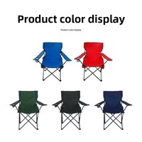 Fauteuil pliant d'extérieur - Chaise portable en acier carbone et tissu Oxford pour le camping, la plage, les pique-niques et les barbecues