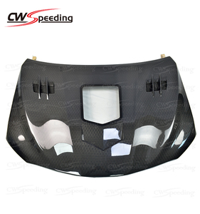 CWS-B STYLE HONEYCOMB CARBON FIBER <strong>ENGINE</strong> HOOD BONNET for 2018-2021 TOYOTA CAMRY XSE BODY KIT - Product Image 4