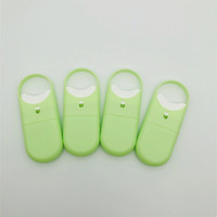 Flacon vaporisateur portable en plastique format carte de crédit 10ml 15ml pour parfum, cosmétiques et désinfectant pour les mains