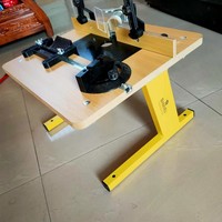 Table de travail portative pour fraisage du bois, banc professionnel coulissant pour outils de menuiserie, table de défonceuse électrique, composants essentiels pour outils.