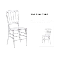 Vente en gros de chaise Napoléon, meubles haut de gamme pour hôtel, fêtes, banquets, mariages, chaises et tables en acrylique transparent pour événements