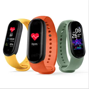 M5 bant 5 spor izci M6 bandı 6 kalp hızı uyku kan basıncı su geçirmez Smartwatch Band spor izci akıllı bilezik