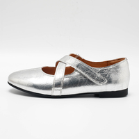 Chaussures plates Mary Jane en cuir vieilli pour femmes, confortables toute la journée