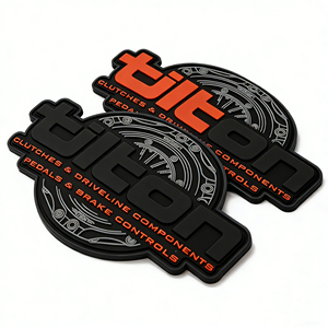 Source Factory Free Design 3D Sculpted Custom Soft Rubber Polyvinyl Chloride Hook And Loop Emblem Tag pvc patch - Product Image 3