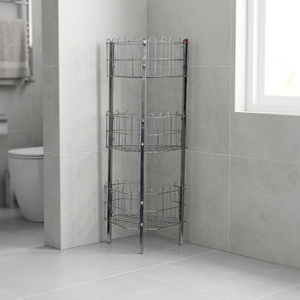 Estante para Verduras de Metal de Alta Calidad, Moderno y Resistente, de Tres Niveles, Ajustable y Multifuncional - Product Image 2