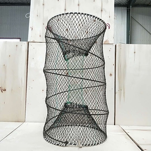 Cage à poissons durable en PE avec trou <span class=keywords><strong>de</strong></span> fuite - Piège d'aquaculture robuste pour l'élevage <span class=keywords><strong>de</strong></span> crevettes et <span class=keywords><strong>de</strong></span> <span class=keywords><strong>saumon</strong></span>, personnalisable, origine Shandong - Product Image 1