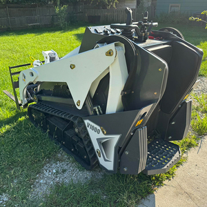 Derette V1000 <span class=keywords><strong>Mini</strong></span> Skid chỉ đạo Chất lượng cao theo dõi chỉ đạo Bộ nạp thương mại sử dụng khu vườn nhỏ bảo trì giá rẻ <span class=keywords><strong>loader</strong></span> - Product Image 3