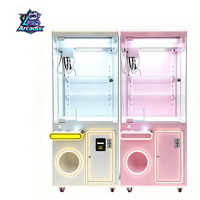 Machine à griffes à monnayeur portable, machine à griffes à poupées, machine de divertissement d'arcade pour la distribution de jouets en peluche, personnalisable, vente en gros