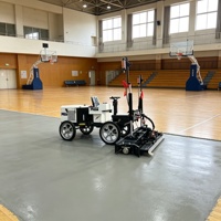 Machine à laser autopropulsée Vanguard, moteur haute efficacité, largeur de 3000 mm pour la construction de grands terrains en béton